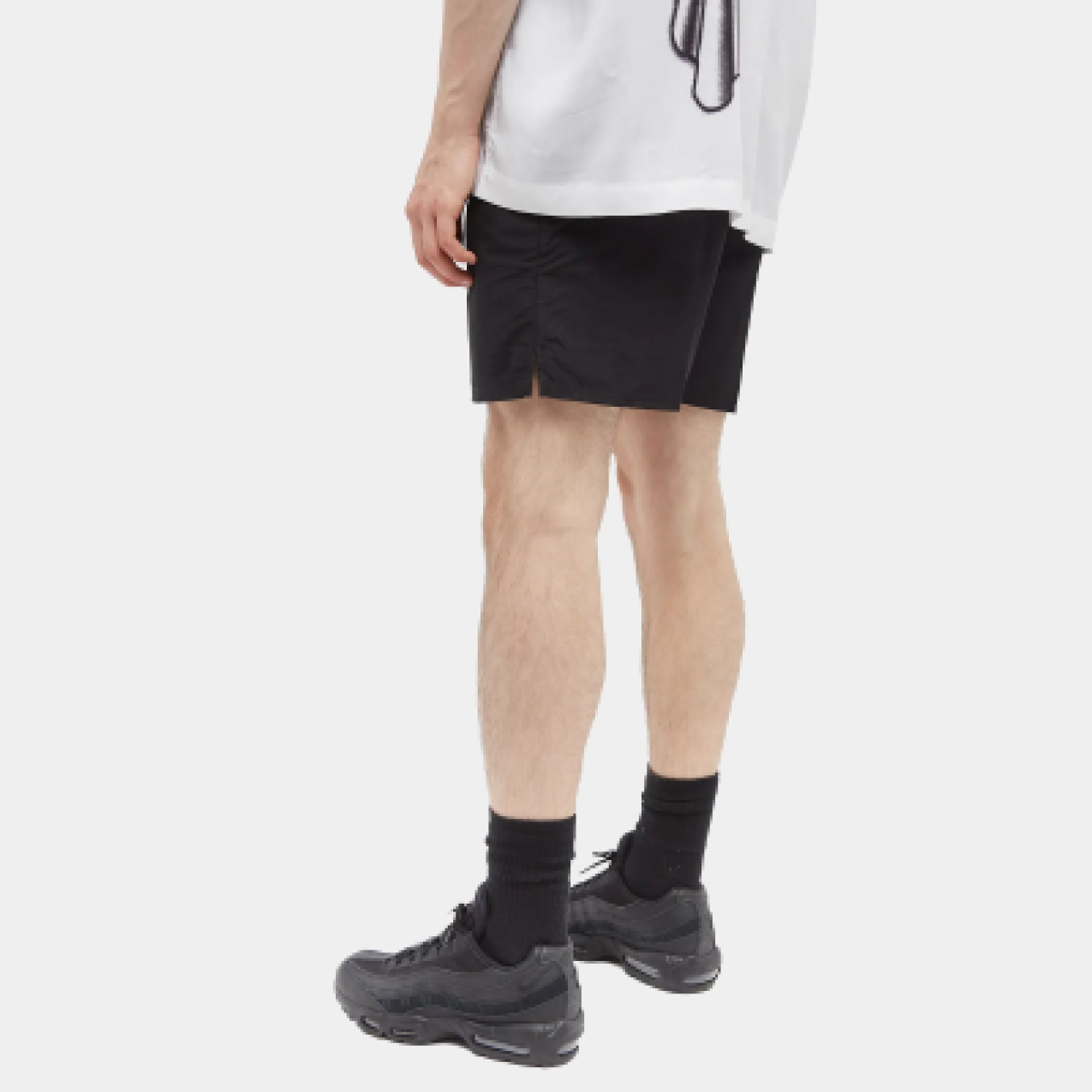 puma fandom boys black shorts