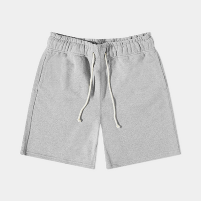 LIGHT GREY SWEAT SHORTS FOR BOYS