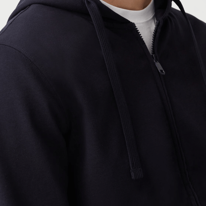 SLIM FIT FULL-SLEEVE HOODED T-SHIRT